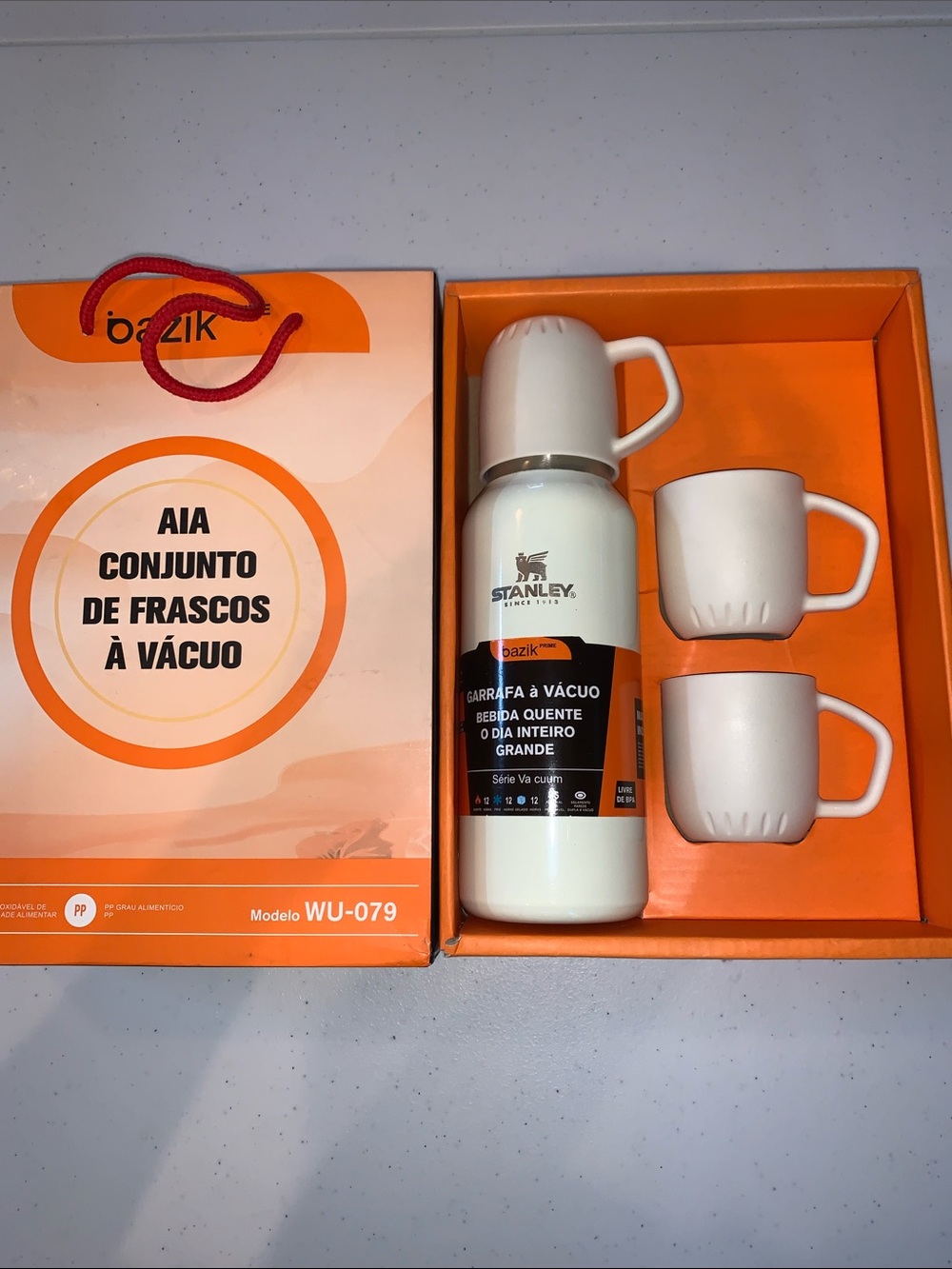 EXCLUSIVE Brazil adventures on the go  Stanley Vacuum Flask Set HARD TO FIND - Picture 2 of 8